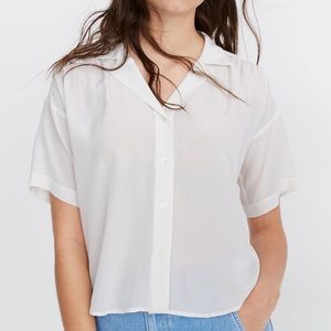 Madewell Silk Camp Shirt (M)